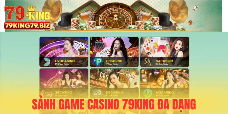 Hàng loạt sảnh game chất lượng tại đơn vị